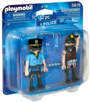 PLAYMOBIL 5816 policjant i złodziej 12el 2pak