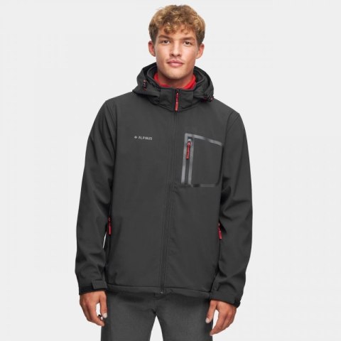 Kurtka Softshell Alpinus Stenshuvud czarna BR43371 Kurtka Softshell Alpinus Stenshuvud czarna BR43371