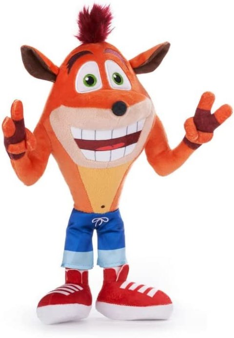 Crash Bandicoot maskotka Crash łapki w górze 32cm Crash Bandicoot maskotka Crash łapki w górze 32cm