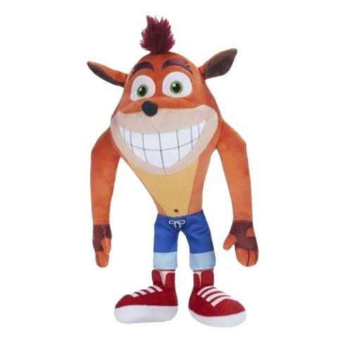 Crash Bandicoot maskotka Crash uśmiechnięty 32cm Crash Bandicoot maskotka Crash uśmiechnięty 32cm