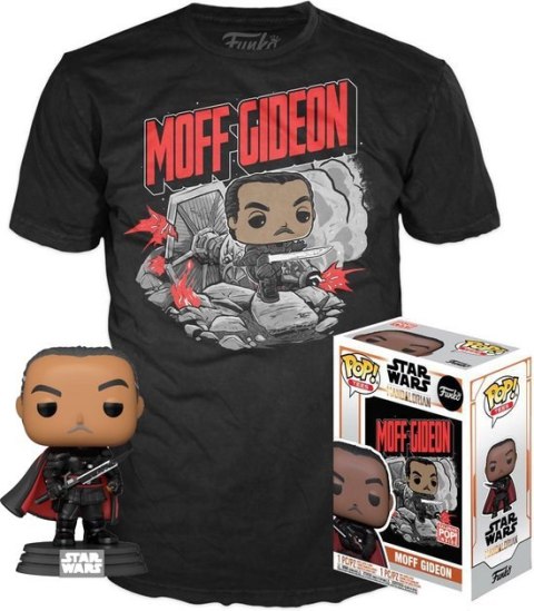 Funko POP Star Wars Moff Gideon Glow 380 T-shirt L Funko POP Star Wars Moff Gideon Glow 380 T-shirt L