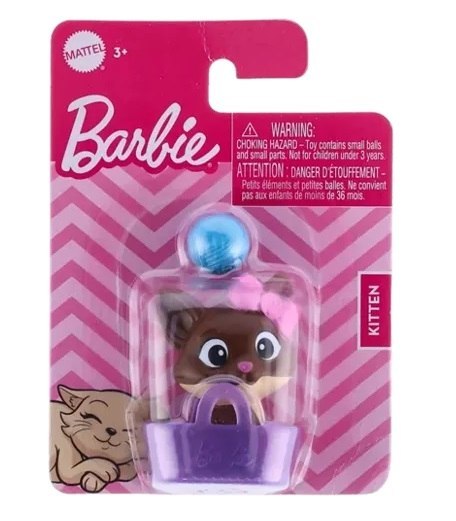Mattel Barbie Mini Kotek w koszyku Kitten Mattel Barbie Mini Kotek w koszyku Kitten