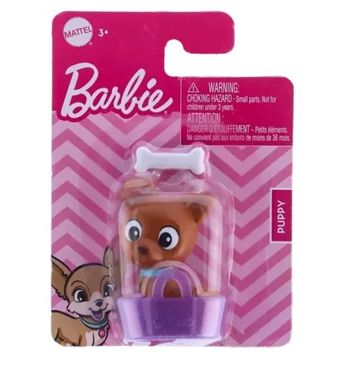 Mattel Barbie Mini Piesek w koszyku Puppy Mattel Barbie Mini Piesek w koszyku Puppy