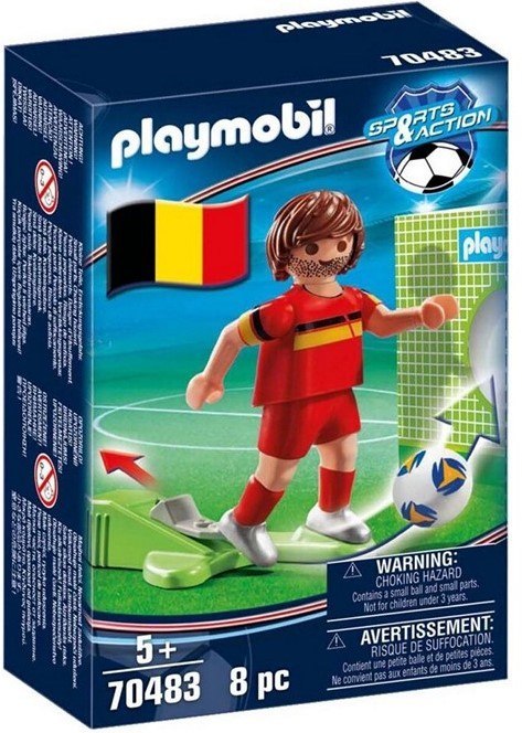 PLAYMOBIL 70483 Sports & Action Player Belgia 8el PLAYMOBIL 70483 Sports & Action Player Belgia 8el