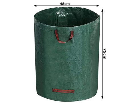 Worek ogrodowy torba ogrodowa pojemnik kosz na liście trawę 120l mocny duży Worek ogrodowy torba ogrodowa pojemnik kosz na liście trawę 120l mocny duży