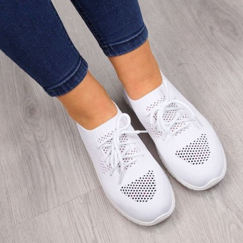 Buty sportowe slip on News W EVE211C białe Buty sportowe slip on News W EVE211C białe