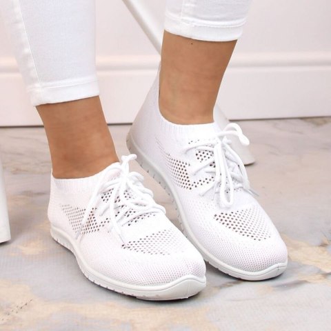 Buty sportowe slip on News W EVE211C białe Buty sportowe slip on News W EVE211C białe