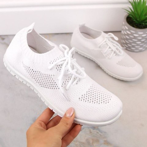 Buty sportowe slip on News W EVE211C białe Buty sportowe slip on News W EVE211C białe