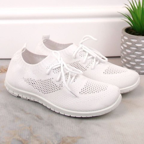 Buty sportowe slip on News W EVE211C białe Buty sportowe slip on News W EVE211C białe