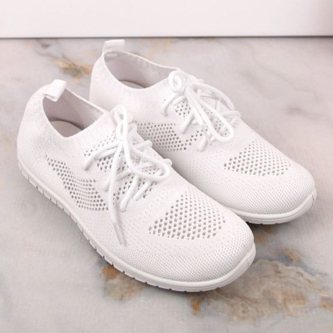 Buty sportowe slip on News W EVE211C białe Buty sportowe slip on News W EVE211C białe