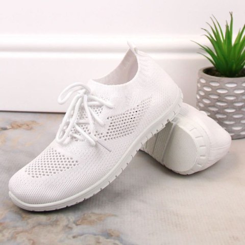 Buty sportowe slip on News W EVE211C białe Buty sportowe slip on News W EVE211C białe