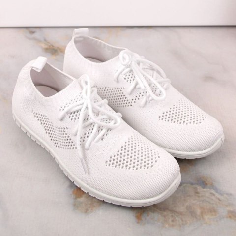 Buty sportowe slip on News W EVE211C białe Buty sportowe slip on News W EVE211C białe