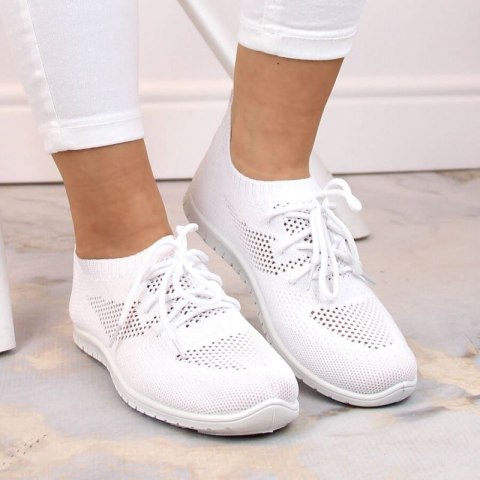 Buty sportowe slip on News W EVE211C białe Buty sportowe slip on News W EVE211C białe