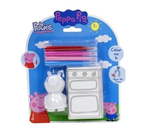Hasbro Peppa Pig Felties figura do malowania Peppa Hasbro Peppa Pig Felties figura do malowania Peppa