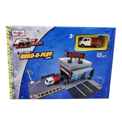 Maisto Build N Play Garaż Body Shop z Autem Maisto Build N Play Garaż Body Shop z Autem