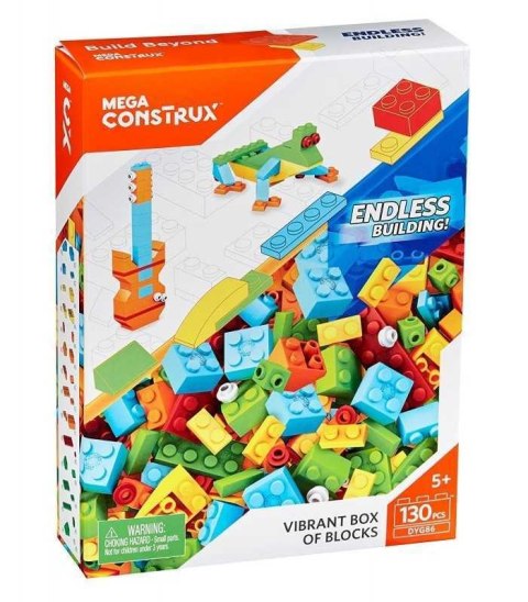 Mega Construx Vibrant Box 130pcs DYG86 klocki Mega Construx Vibrant Box 130pcs DYG86 klocki