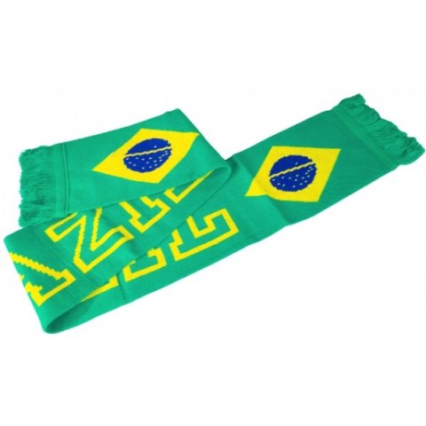 Szalik kibica Fan scarf Brazylia Brasil 120x17cm Szalik kibica Fan scarf Brazylia Brasil 120x17cm