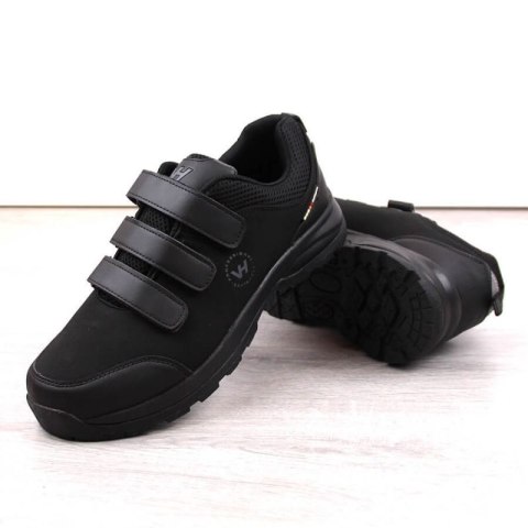 Buty trekkingowe na rzepy Vanhorn W WOL168 czarne Buty trekkingowe na rzepy Vanhorn W WOL168 czarne
