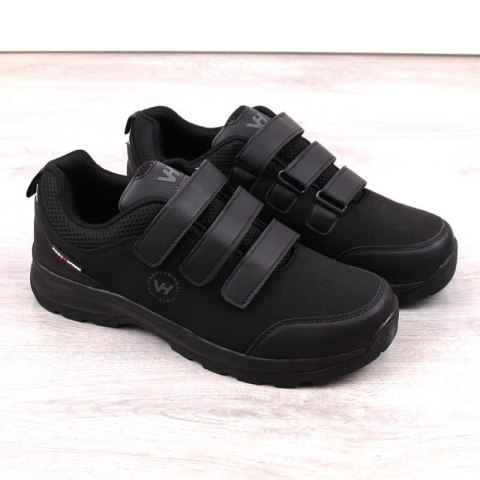 Buty trekkingowe na rzepy Vanhorn W WOL168 czarne Buty trekkingowe na rzepy Vanhorn W WOL168 czarne
