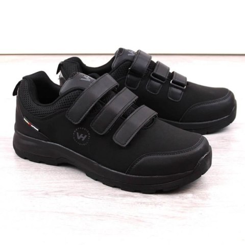Buty trekkingowe na rzepy Vanhorn W WOL168 czarne Buty trekkingowe na rzepy Vanhorn W WOL168 czarne