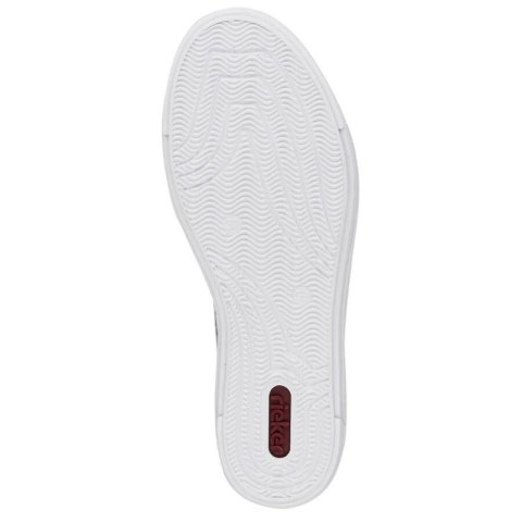 Skórzane komfortowe buty Rieker W RKR641 białe Skórzane komfortowe buty Rieker W RKR641 białe
