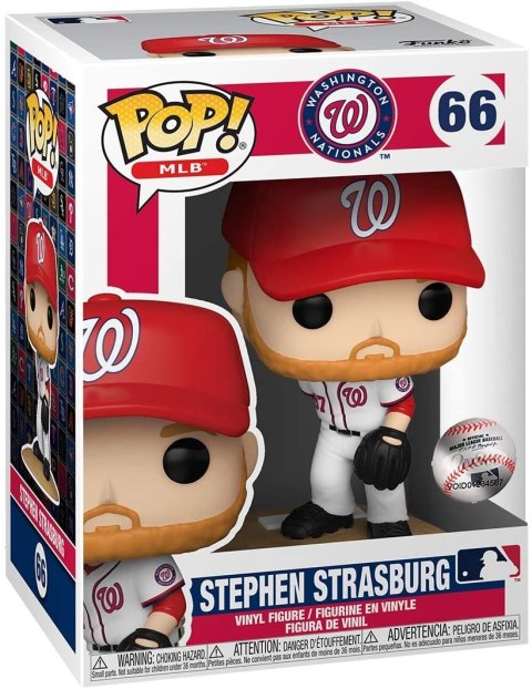 Funko POP! MLB Nationals Stephen Strasburg 66 figu Funko POP! MLB Nationals Stephen Strasburg 66 figu