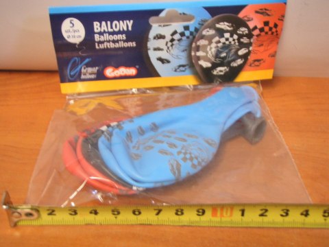 Balony 5szt SAMOCHODY 12'' GB/PG31 Balony 5szt SAMOCHODY 12'' GB/PG31