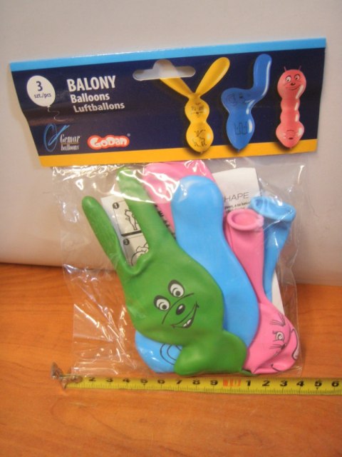 Balony Premium figury 3szt. Balony Premium figury 3szt.