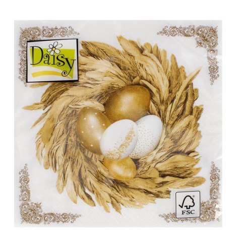 Serwetka 33x33cm WIELKANOC A'20 DAISY Serwetka 33x33cm WIELKANOC A'20 DAISY