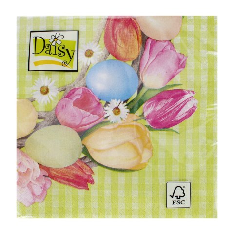Serwetka 33x33cm WIELKANOC A'20 DAISY Serwetka 33x33cm WIELKANOC A'20 DAISY