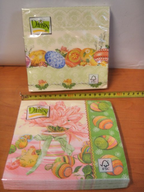 Serwetka 33x33cm WIELKANOC A'20 DAISY Serwetka 33x33cm WIELKANOC A'20 DAISY