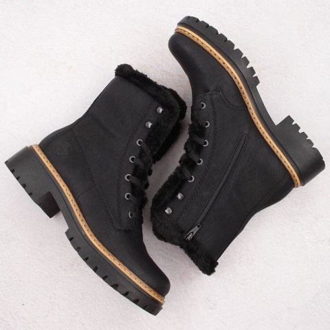 Buty z futerkiem Rieker W 72625-00 RKR714 Buty z futerkiem Rieker W 72625-00 RKR714