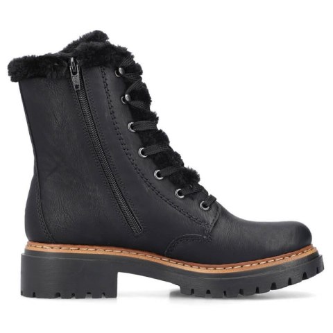 Buty z futerkiem Rieker W 72625-00 RKR714 Buty z futerkiem Rieker W 72625-00 RKR714