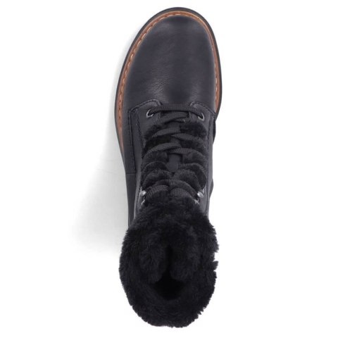 Buty z futerkiem Rieker W 72625-00 RKR714 Buty z futerkiem Rieker W 72625-00 RKR714