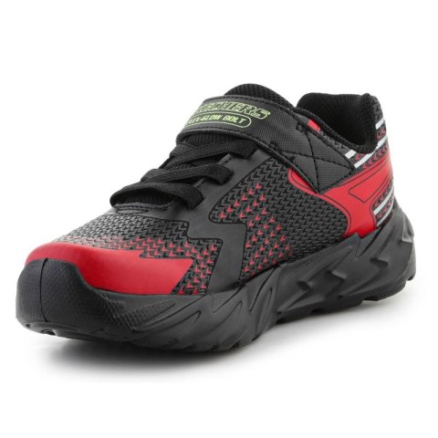 Buty Skechers S-Lights Flex-Glow Bolt Jr 400138L-BKRD Buty Skechers S-Lights Flex-Glow Bolt Jr 400138L-BKRD