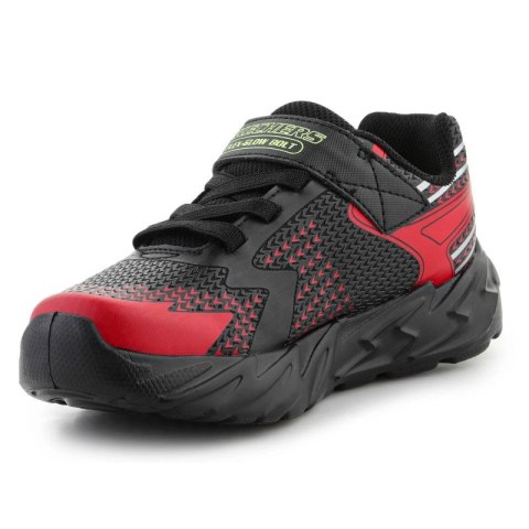 Buty Skechers S-Lights Flex-Glow Bolt Jr 400138L-BKRD Buty Skechers S-Lights Flex-Glow Bolt Jr 400138L-BKRD