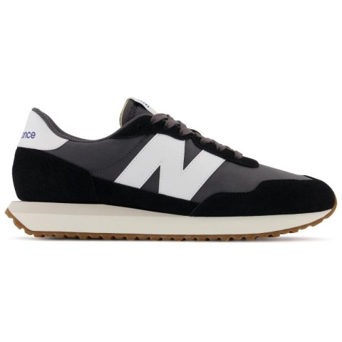 Sneakersy męskie New Balance buty lifestylowe sportowe ze skóry zamszowej czarne (MS237GA) Sneakersy męskie New Balance buty lifestylowe sportowe ze skóry zamszowej czarne (MS237GA)