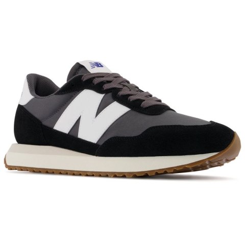 Sneakersy męskie New Balance buty lifestylowe sportowe ze skóry zamszowej czarne (MS237GA) Sneakersy męskie New Balance buty lifestylowe sportowe ze skóry zamszowej czarne (MS237GA)
