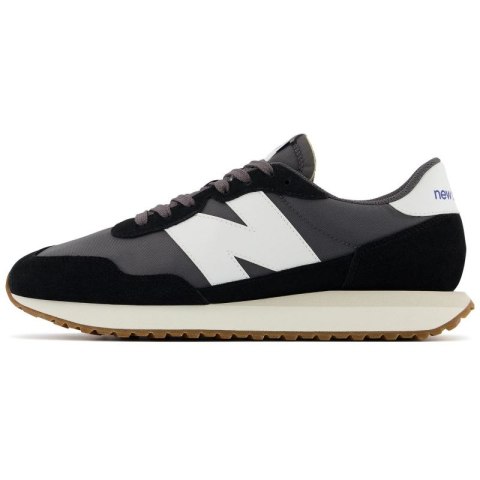 Sneakersy męskie New Balance buty lifestylowe sportowe ze skóry zamszowej czarne (MS237GA) Sneakersy męskie New Balance buty lifestylowe sportowe ze skóry zamszowej czarne (MS237GA)