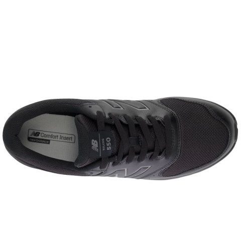 Sneakersy sportowe męskie New Balance 550 buty do treningu skórzane czarne (MW550BK4) Sneakersy sportowe męskie New Balance 550 buty do treningu skórzane czarne (MW550BK4)