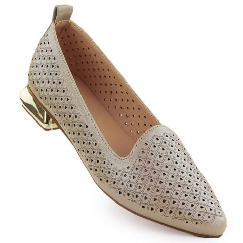 Półbuty na ozdobnym obcasie Potocki W SZ12574 WOL290 Półbuty na ozdobnym obcasie Potocki W SZ12574 WOL290