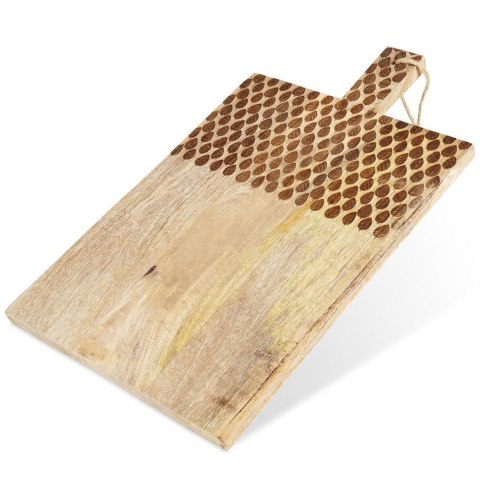 Deska do krojenia serwowania z uchwytem drewniana 50x29,5 cm Deska do krojenia serwowania z uchwytem drewniana 50x29,5 cm