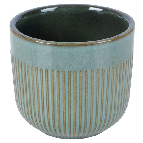 Doniczka porcelanowa zielona 14 cm Doniczka porcelanowa zielona 14 cm
