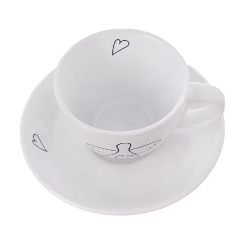 Filiżanka do kawy espresso porcelanowa biała 90 ml 2 sztuki Filiżanka do kawy espresso porcelanowa biała 90 ml 2 sztuki