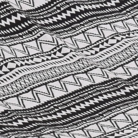 Hamak jednoosobowy biało-czarny 200x80 cm Hamak jednoosobowy biało-czarny 200x80 cm