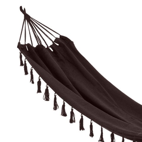 Hamak jednoosobowy brązowy XXL 200x100 cm Hamak jednoosobowy brązowy XXL 200x100 cm