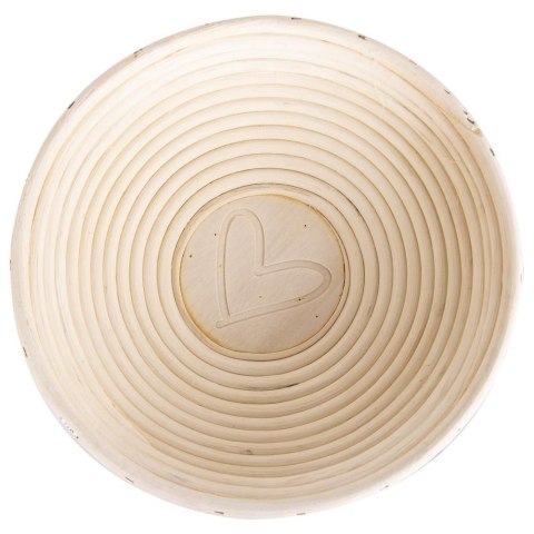 Koszyk rattanowy do wyrastania garowania chleba ciasta na chleb 1,2kg 21 cm serce Koszyk rattanowy do wyrastania garowania chleba ciasta na chleb 1,2kg 21 cm serce
