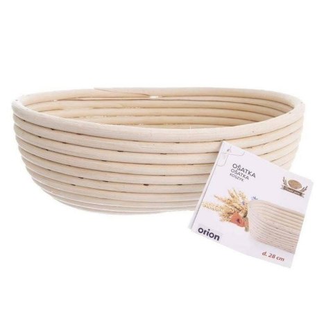 Koszyk rattanowy do wyrastania garowania chleba ciasta na chleb 1,5kg 28x22x9 cm