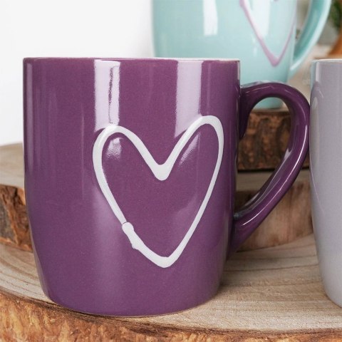 Kubki z Uchem do Napojów Kawy Herbaty Ceramiczne 350 ml 4 szt. Kubki z Uchem do Napojów Kawy Herbaty Ceramiczne 350 ml 4 szt.