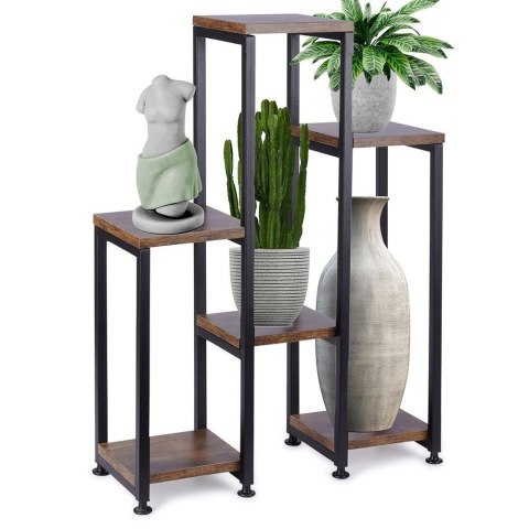 Kwietnik metalowy 6-poziomowy 70 cm Kwietnik metalowy 6-poziomowy 70 cm